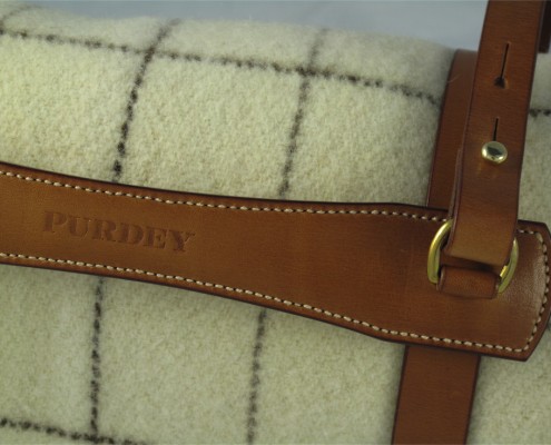 Blanket & Leather Carrier - Detail