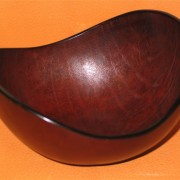 Oval Leather Bowls