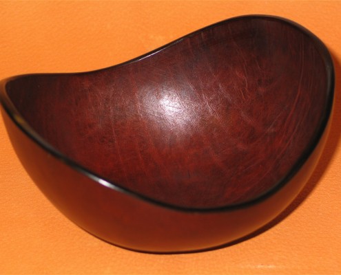 Oval Leather Bowls