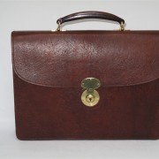 Russia Leather Briefcase - Front